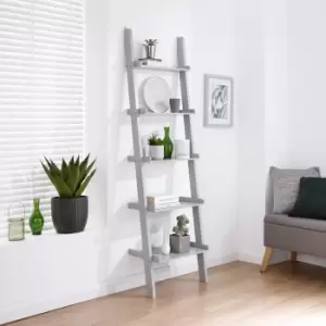 image of Large Ladder Shelving Unit Grey