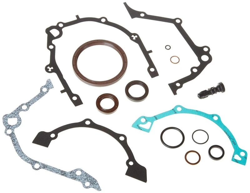Image of ELRING 431.560 Gaskets with crankshaft seal Gasket Set,crank case (150)