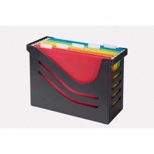 Image of Jalema Resolution Black File Box And 5 A4 Suspension Files