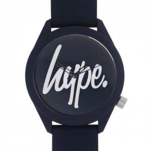 image of Hype Silicone Strap Watch - Navy