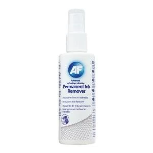 image of AF Permanent Ink Remover 125ml Pump Spray Suitable for whiteboards,