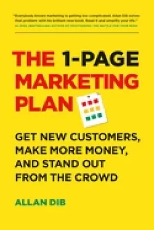 Image of 1 page marketing plan get new customers make more money and stand out from