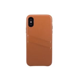 Image of OBX Leather Card Slot Case for iPhone X 77-58609 - Brown