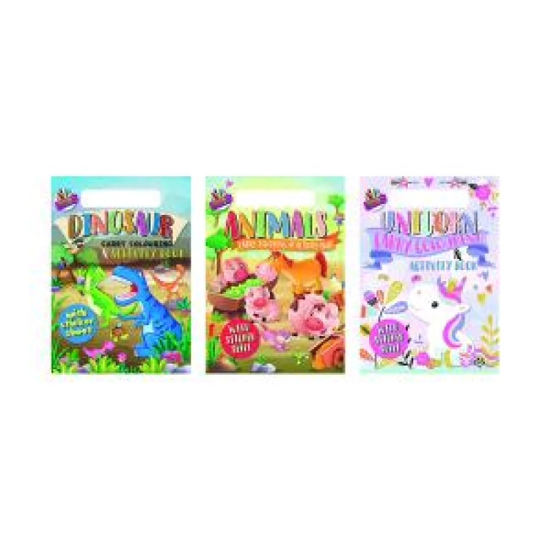Image of Artbox Carry Colouring and Activity Pad 25 Pages A4 (12 Pack) 6891
