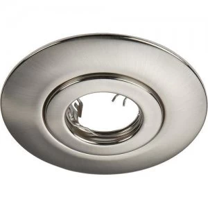 image of KnightsBridge Recessed Downlight Hole Converter Kit - Brushed Chrome