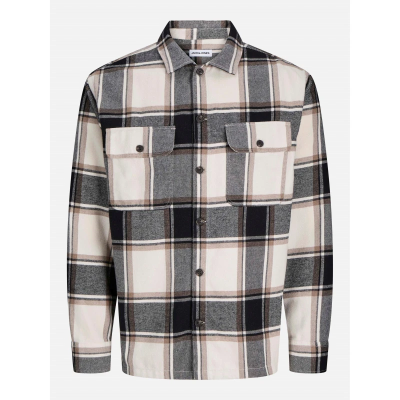 Image of Jack and Jones Charge Overshirt Mens Crockery male S