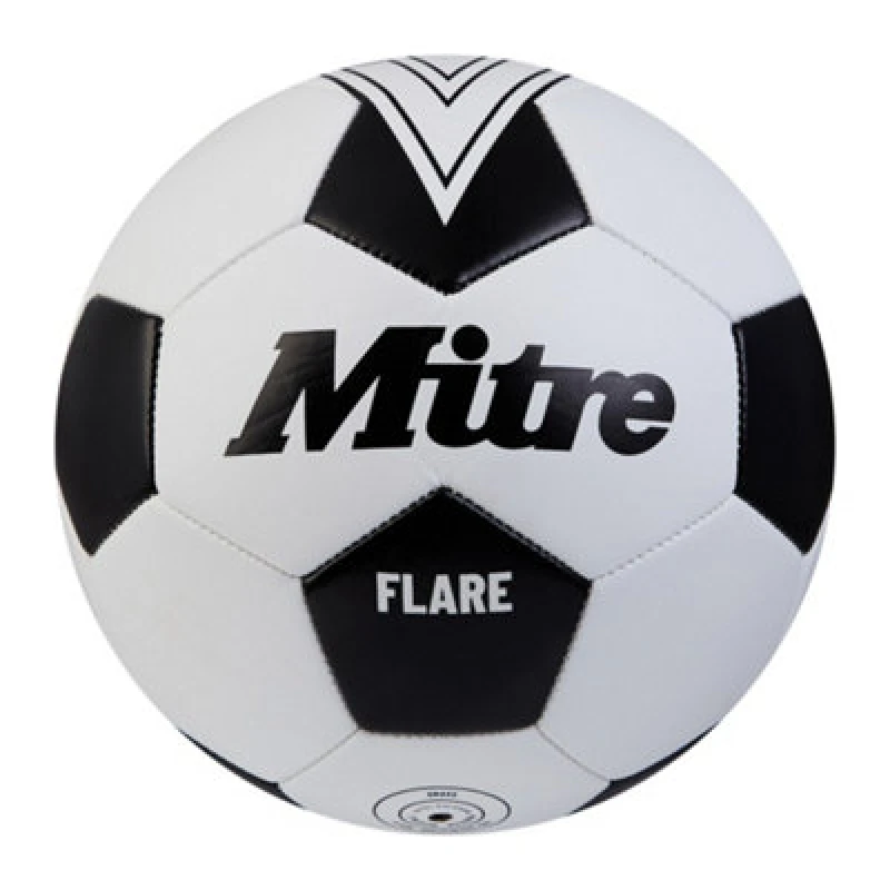 Image of Mitre Flare Football White/black (5)