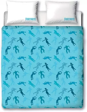 Image of Fortnite Shuffles Double Duvet Cover