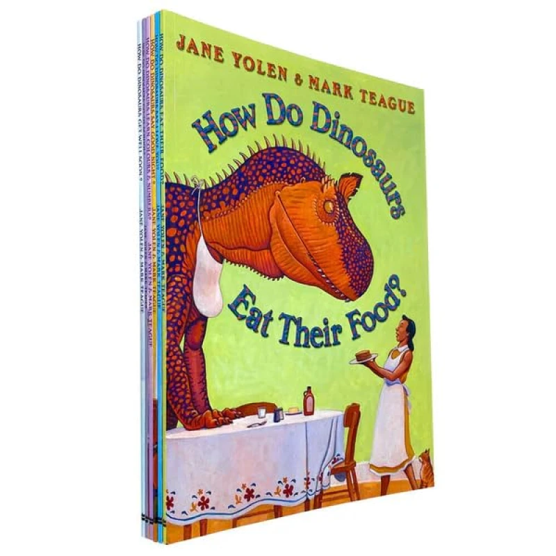 Image of How Do Dinosaurs Collection 6 Book Set For Young Readers Classic Dinosaur Picture Books Harper Collins Books