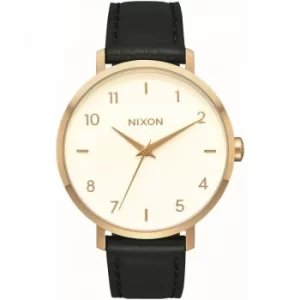 image of Ladies Nixon The Arrow Leather Watch