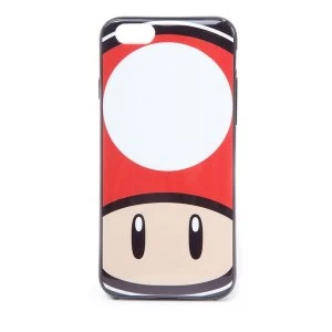 image of Nintendo - Toad Mushroom Face Apple iPhone 6 Phone Cover