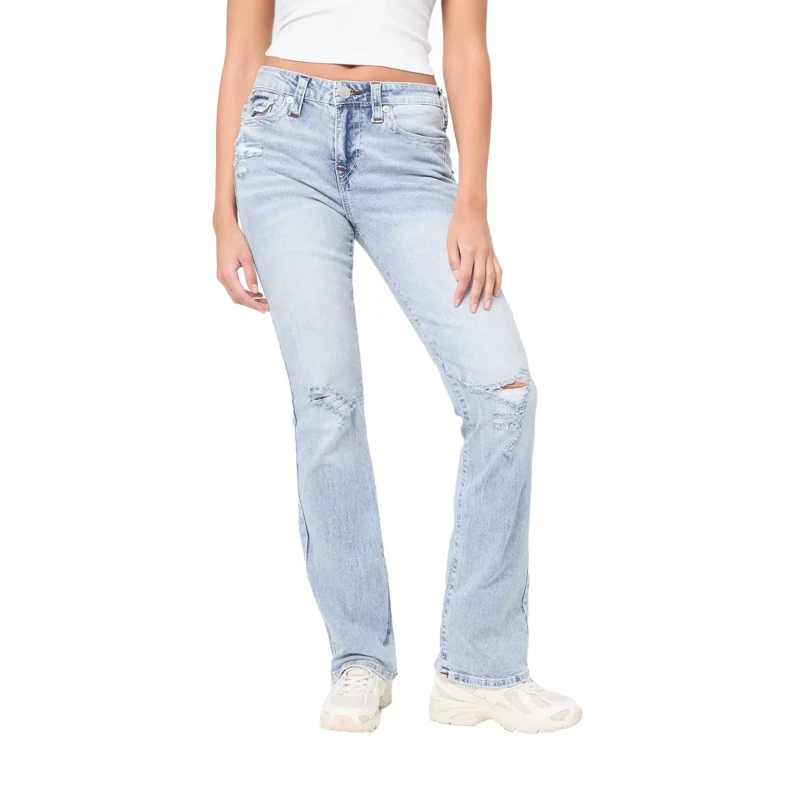 Image of True Religion Womens Bootcut Jeans True Religion Becca Orange Female 29