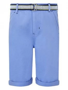 image of Monsoon Boys Blake Short And Belt - Blue