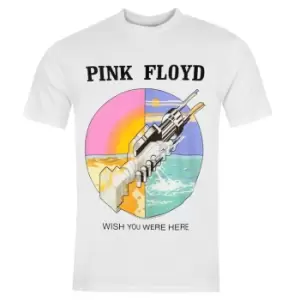 image of Official Pink Floyd Mens T Shirt - White