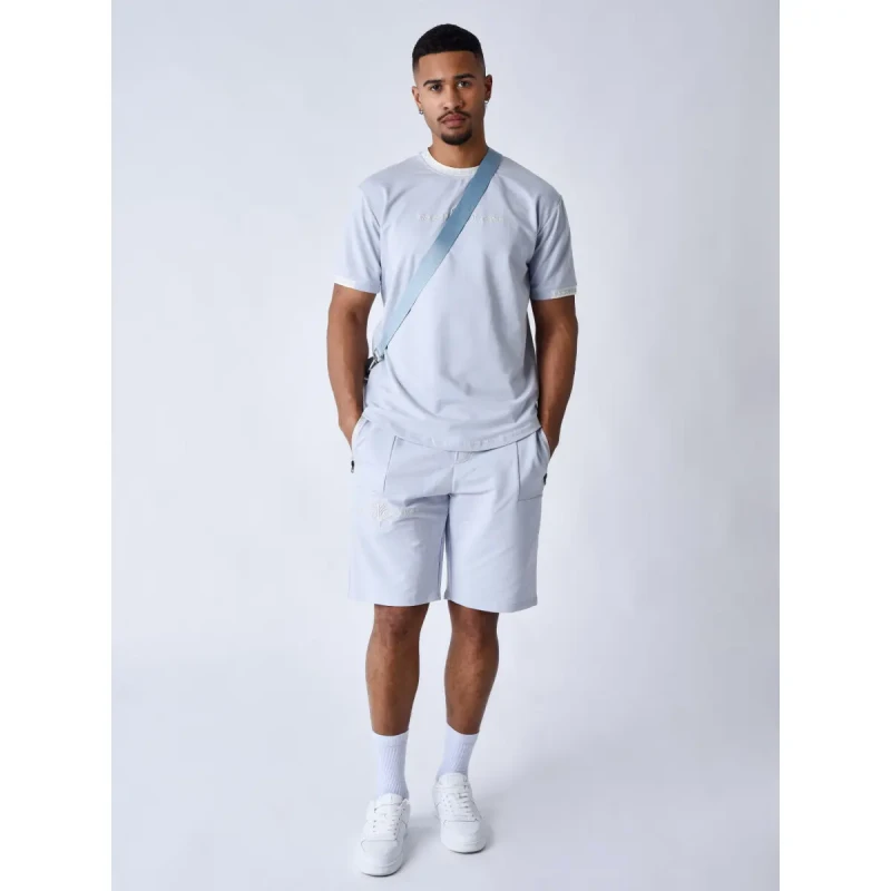 Image of Project X Paris Shorts with contrasting logo band Project X Paris Bleu Male S