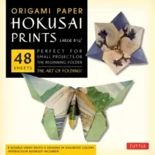 Image of Origami Paper - Hokusai Prints - Large 8 1/4" - 48 Sheets : Tuttle Origami Paper: Double-Sided Origami Sheets Printed with 8 Different Designs (Instru
