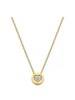 Image of Hot Diamonds HD X Jj Heart Necklace