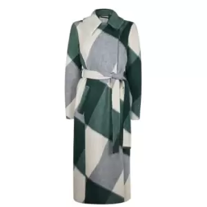 Image of Ted Baker Rubio Midi Peacoat - Green