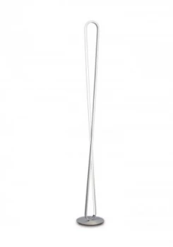 Image of Floor Lamp 50W LED 3000K, 4300lm, Dimmable, White, Frosted Acrylic