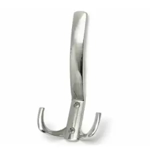 Image of Triple Hat Coat Hanger Hook Door Wall Bath 143mm K23 Model - Colour Chrome - Pack of 5