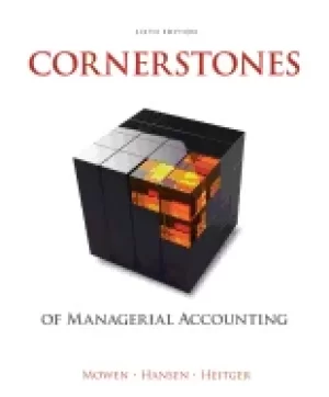 Image of cornerstones of managerial accounting