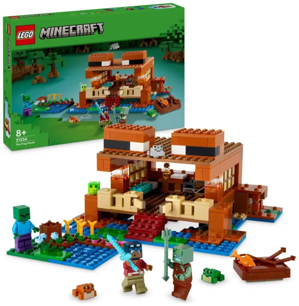 LEGO Minecraft The Frog House Toy with Animals 21256