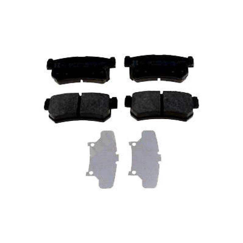 Image of ZIMMERMANN 23673.150.1 Brake pad set Rear Axle, with acoustic wear warning, Photo corresponds to scope of supply Brake Pad Set,disc brake (402)