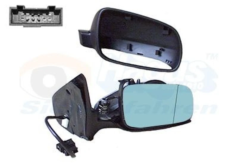 Image of VAN WEZEL Wing mirror VAN WEZEL 5888808