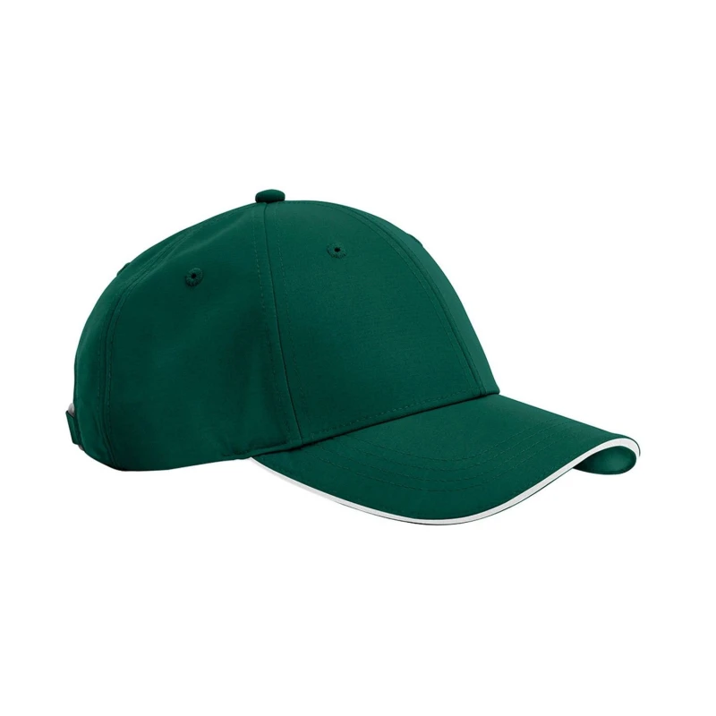 Image of Beechfield Beechfield Men Team Sports-Tech Cap in Bottle Green Bottle Green One Size Male 5063527163547