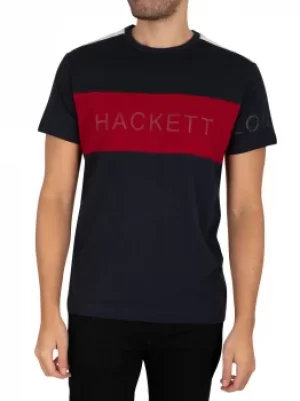 Image of Fine Jersey Panel T-Shirt
