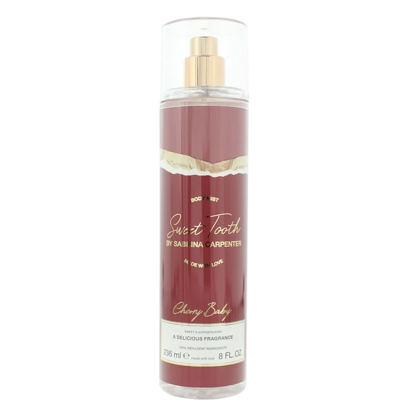 Image of Sabrina Carpenter Sweet Tooth Cherry Baby Body Mist 236ml