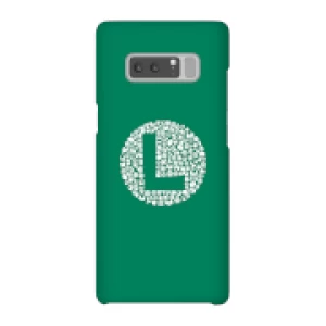 Image of Nintendo Super Mario Luigi Items Logo Phone Case - Samsung Note 8 - Snap Case - Gloss