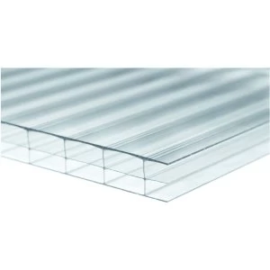 Image of Wickes 16mm Triplewall Polycarbonate Sheet 900 x 3000mm