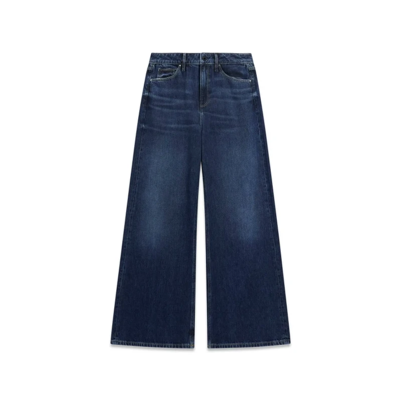 Image of Guess Wide Leg Womens Jeans Guess Bellflower Bleu Female 27x30