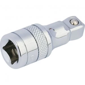 Image of Draper 3/8" Drive Polished Chrome Wobble Socket Extension Bar 3/8" 50mm