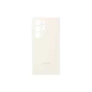 image of Samsung Silicone Case for Galaxy S23 Ultra in Cream (EF-PS918TUEGWW)