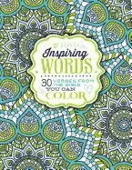 Image of inspiring words coloring book 30 verses from the bible you can color