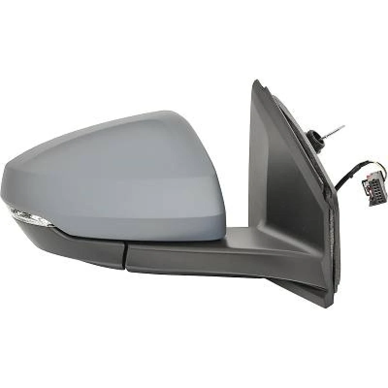 Image of DIEDERICHS 2209026 Wing mirror Right, for manual mirror adjustment, primed Outside Mirror (50)