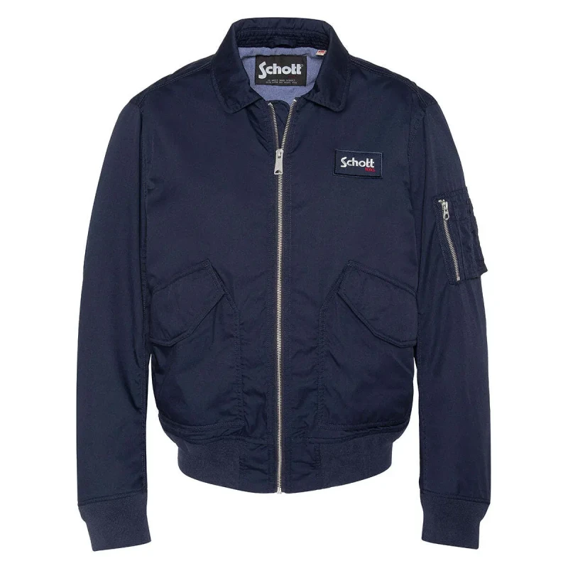 Image of Schott Light jacket Schott Bleu Male L