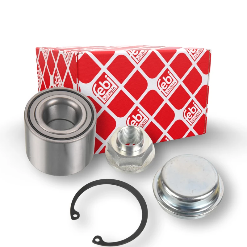 Image of FEBI BILSTEIN 31341 Wheel bearing kit Rear Axle Right, with retaining ring Wheel Bearing Kit (654)
