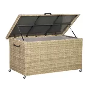 image of Royalcraft Wentworth Rattan Weave Cushion Storage Box 858L