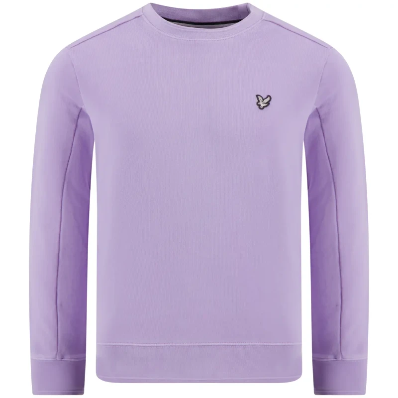 Image of Lyle & Scott Round neck sweatshirt Lyle & Scott Natural Dye Rose Male S