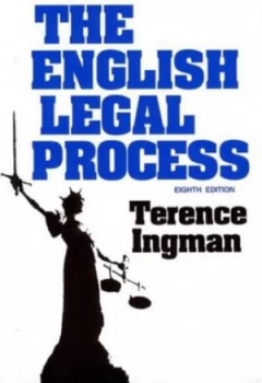 Image of The English Legal Process by Terence Ingman Book