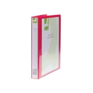 Image of Qconnect A4 25MM 4-Ring Presentation Binder Red