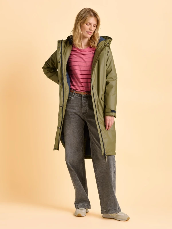 Image of Brakeburn Womens Wynter Jacket in Green Size: 8 Green Female 8