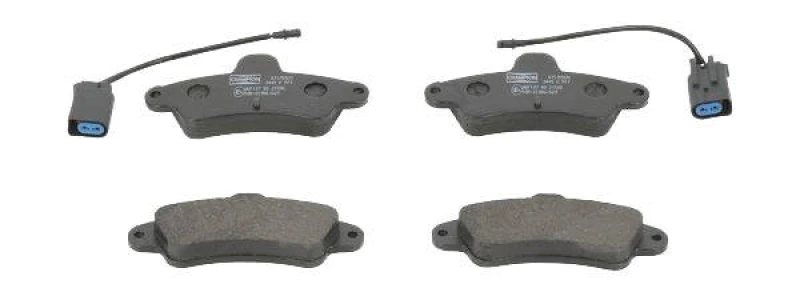 Image of CHAMPION 571755CH Brake pad set incl. wear warning contact Brake Pad Set,disc brake (402)