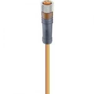 Image of Lumberg Automation 11301 RKMV 4 075 M Actuator Sensor Connection Line M8 Socket Straight Orange