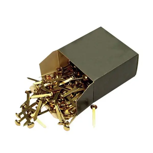 Image of Unbranded Brass Paper Fastener 40mm (Pack of 200) 36671 WS36670