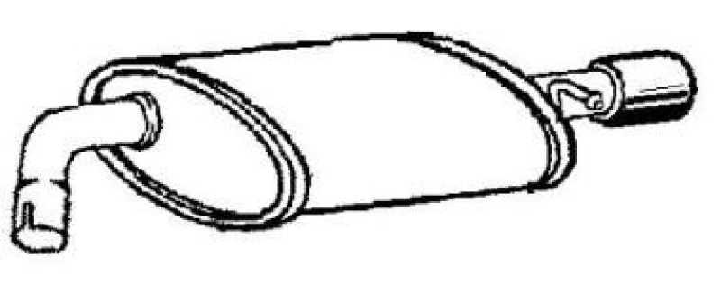 Image of VEGAZ JS-34 Rear silencer Rear End Silencer (3437)