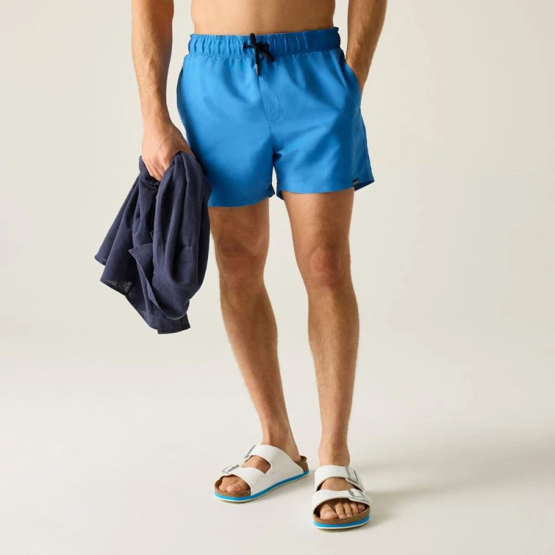 Image of Regatta Mens Mawson Quick Drying Swim Short II in Bright Blue Size: 3XL Bright Blue Male 3XL